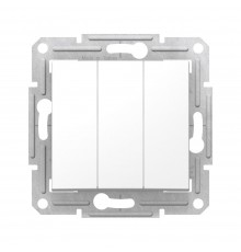 Вимикач Schneider Electric Sedna білий 3-клавішний внутрішній SDN0300621