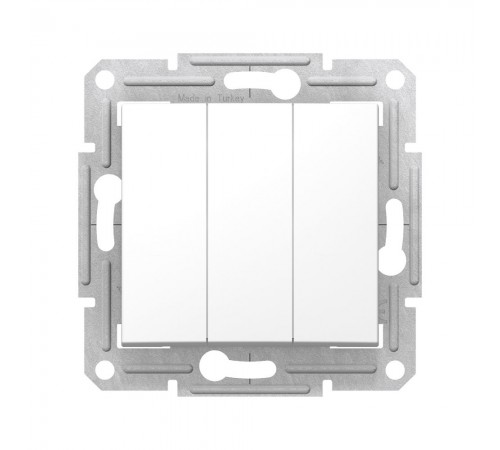Вимикач Schneider Electric Sedna білий 3-клавішний внутрішній SDN0300621 Вимикач Schneider Electric Sedna білий 3-клавішний внутрішній SDN0300621