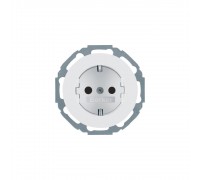 BERKER R.Classic механізм Розетка з з/к зах.контактів 16А/250В пол.білий 47552089