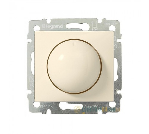 Legrand Valena Classic Світлорегулятор 400 Вт Алюміній 774161 Legrand Valena Classic Світлорегулятор 400 Вт Алюміній 774161