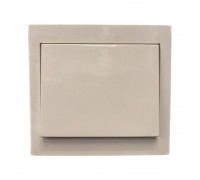 Вимикач в зборі Hager Berker K1 полярно-білий K1/14057009S