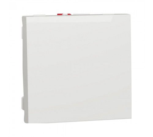 Вимикач Schneider Electric Unica New білий одноклавішний 2-модульний (C1) NU320118 Вимикач Schneider Electric Unica New білий одноклавішний 2-модульний (C1) NU320118