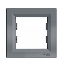 Рамка Schneider Electric Asfora сталь одномісна EPH5800162