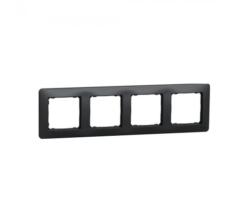 Рамка Schneider Sedna Design 4-х кратна чорний SDD314804 Рамка Schneider Sedna Design 4-х кратна чорний SDD314804