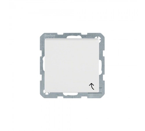 BERKER S.x/B.x механізм Розетка з з/к з кришкою 16А/250В пол.білий мат. 47511909