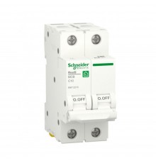 Автоматичний вимикач Schneider Electric Resi 9 С 2p 10A R9F12210