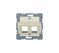 BERKER S.x/B.x накладка для модулів Modular Jacks "Krone" білий 146402
