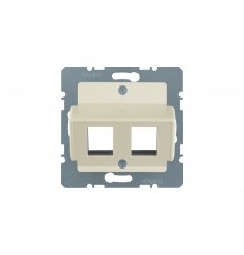 BERKER S.x/B.x накладка для модулів Modular Jacks "Krone" білий 146402