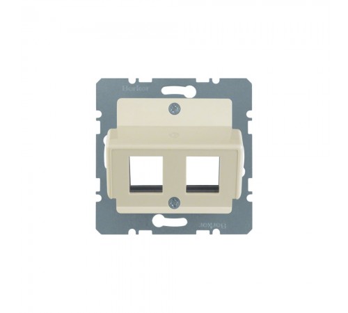 BERKER S.x/B.x накладка для модулів Modular Jacks "Krone" білий 146402