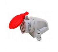 Розетка силова ELEKTROMET 16А IP44 /400/3P+N+Z GSM-16 A/5
