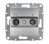 Schneider ASFORA РОЗЕТКА TV/R ПРОХ 4дБ алюміній EPH3300261