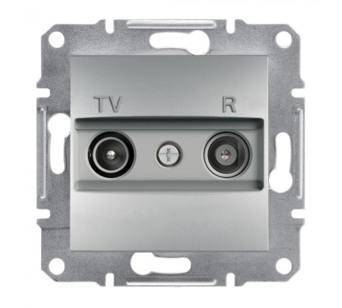 Schneider ASFORA РОЗЕТКА TV/R ПРОХ 4дБ алюміній EPH3300261 Schneider ASFORA РОЗЕТКА TV/R ПРОХ 4дБ алюміній EPH3300261