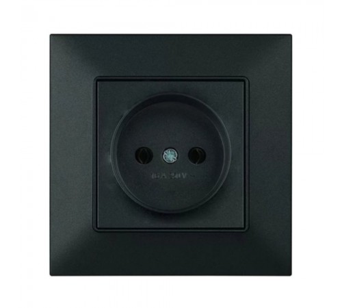 Розетка Panasonic Arkedia Slim чорна WNTC02012BL-UA