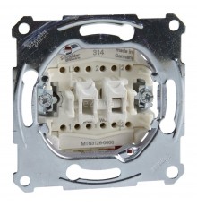 Schneider Merten МЕХАНІЗМ 2-КЛ. ВИМИКАЧА З ГВ. ЗАЖ.,ПРОХ. MTN3126-0000
