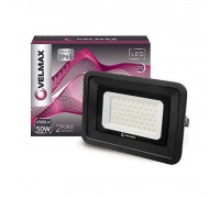 LED прожектор Velmax V-FL-506 50W 4500Lm чорний 26-11-50