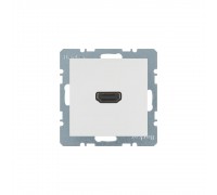 BERKER S.x/B.x механізм HDMI-розетка підключення сзаду під кутом 90град. пол.білий мат. 3315431909