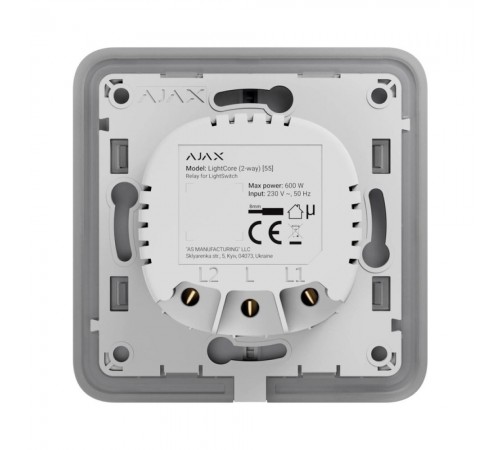 AJAX Розумний вимикач LightCore (2-way) [55] 45112.142.NC
