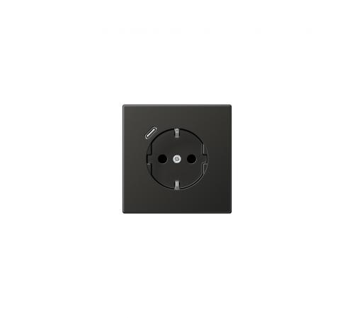 JUNG LSx-механізм Розетка SCHUKO® з USB-інтерфейсом алюміній антрацит AL1520-18CAN-L