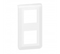 Legrand MOSAIC NEW Рамка 2х2 модуля вертикальна колір Білий 277822L