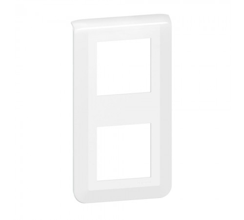 Legrand MOSAIC NEW Рамка 2х2 модуля вертикальна колір Білий 277822L