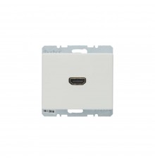 BERKER ARSYS механізм HDMI-розетка підключення сзаду під кутом 90град. пол.білий 3315430069