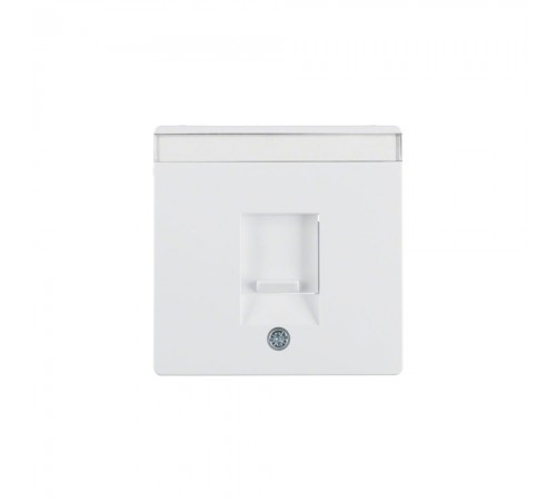 BERKER Q.х накладка для суппортів під модуль RJ12/RJ45 пол.білий 11706089