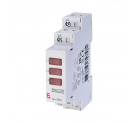 Трифазний LED-індикатор наявності напруги ETI SON H-3R червоний 2471552
