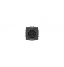 Розетка Berker Q.x з з/к + 2хUSB A-С антрацит 48046086