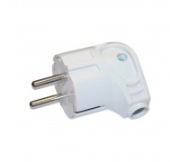 Вилка кутова PROFGROUP 16А-250V 50/60Hz біла 51108