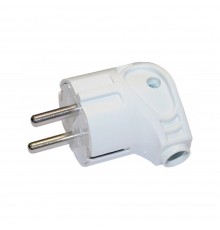 Вилка кутова PROFGROUP 16А-250V 50/60Hz біла 51108