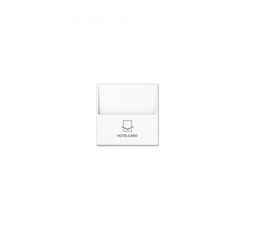 JUNG A Накладка карткового вимикача HOTELCARD білий A590CARDWW