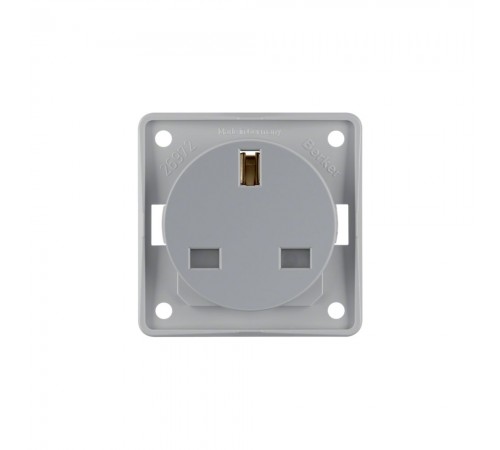 BERKER Integro механізм Розетка British Standard зах.контактів 13А/250В сірий 962622506