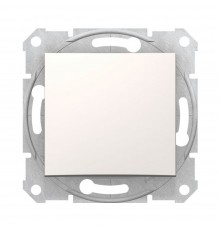 Вимикач Schneider Electric Sedna кремовий одноклавішний внутрішній прохідний SDN0400123