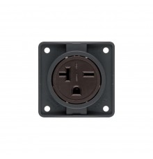 BERKER Integro механізм Розетка USA/CANADA NEMA 6-20R/коричнева 20А/250В коричневийантрацит 862542505