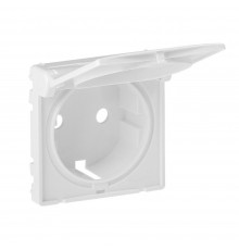 Накладка розетки Legrand Valena LIFE 2К+З з кришкою білий 754840