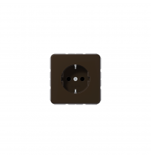 JUNG CD Розетка SCHUKO коричневий CD1520BFBR