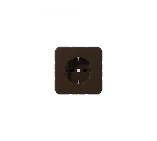 JUNG CD Розетка SCHUKO коричневий CD1520BFBR