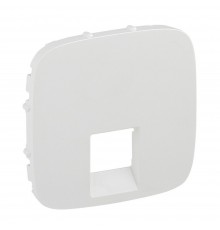 Накладка розетки Legrand Valena Allure біла RJ11/RJ45 одинарна 755415