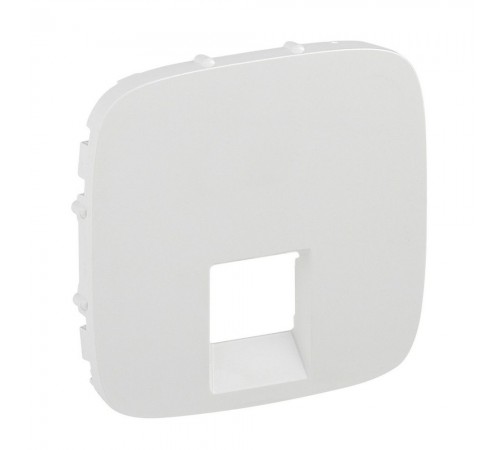 Накладка розетки Legrand Valena Allure біла RJ11/RJ45 одинарна 755415