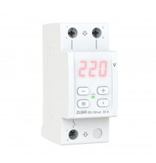 Реле напруги ZUBR 32А (max 40A) 7000 BA D2-32red