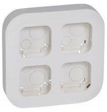 Legrand Forix Рамка накладного монтажу 4-поста, Білий 782494