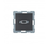 BERKER S.x/B.x механізм VGA-розетка з гвинтовими клемами антрацит 3315411606