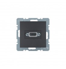 BERKER S.x/B.x механізм VGA-розетка з гвинтовими клемами антрацит 3315411606