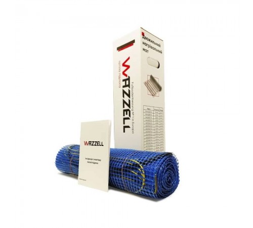Нагрівальний мат під плитку Wazzell Easyheat 1600 Вт 6 м2 WAZ5018 Нагрівальний мат під плитку Wazzell Easyheat 1600 Вт 6 м2 WAZ5018