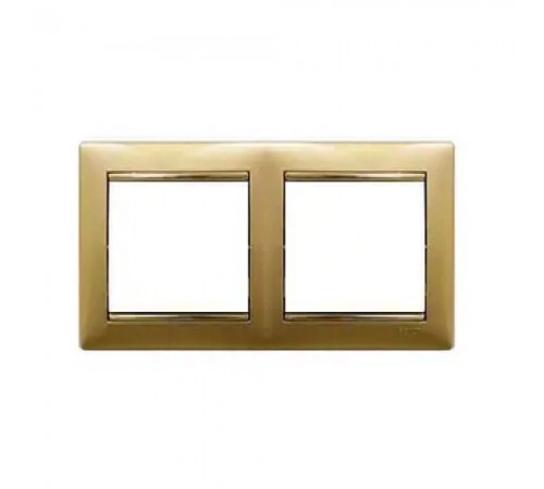 Рамка Legrand Valena Classic матове золото 2-кратна 770302 Рамка Legrand Valena Classic матове золото 2-кратна 770302