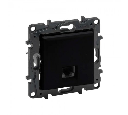 Розетка комп'ютерна Legrand Niloe Step антрацит RJ45 5UTPj 863567 Розетка комп'ютерна Legrand Niloe Step антрацит RJ45 5UTPj 863567