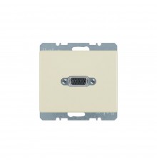 BERKER ARSYS механізм VGA-розетка з гвинтовими клемами білий 3315410002