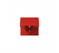 JUNG LSx-механізм SCHUKO®-розетка 16 A / 250 B ~ червоний LS1520BFKLRT