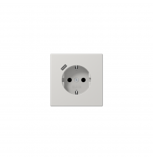 JUNG LSx-механізм Розетка SCHUKO® з USB-інтерфейсом світло-сірий LS1520-18CLG