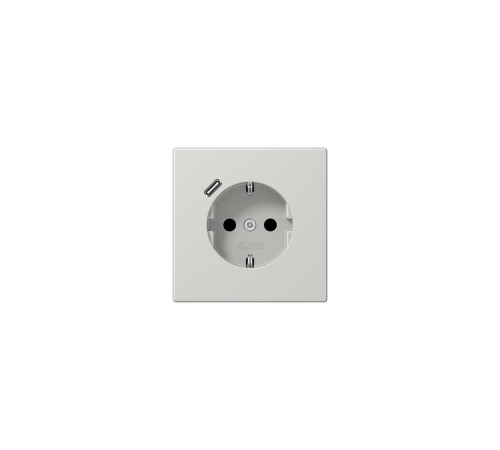 JUNG LSx-механізм Розетка SCHUKO® з USB-інтерфейсом світло-сірий LS1520-18CLG JUNG LSx-механізм Розетка SCHUKO® з USB-інтерфейсом світло-сірий LS1520-18CLG